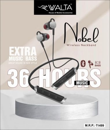 WALTA NOBEL 36 HOURS BACKUP WIRELESS NECKBAND