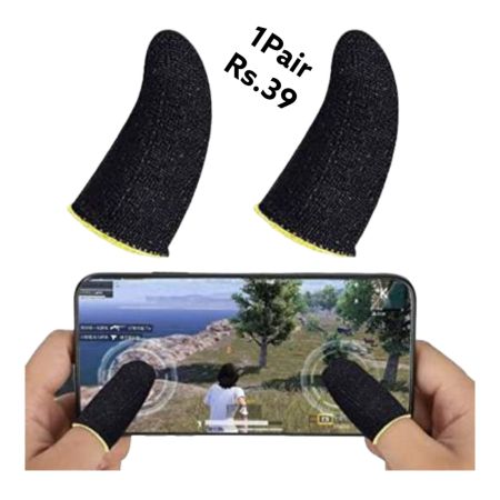 Mobile Gaming Finger Sleeve- Touchscreen Finger Gloves-1Pair