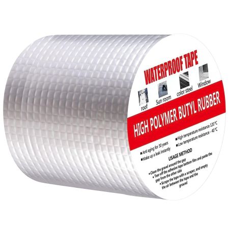 Super Strong Adhesive Waterproof Permanent Repair Aluminum Butyl Tape Rubber Foil